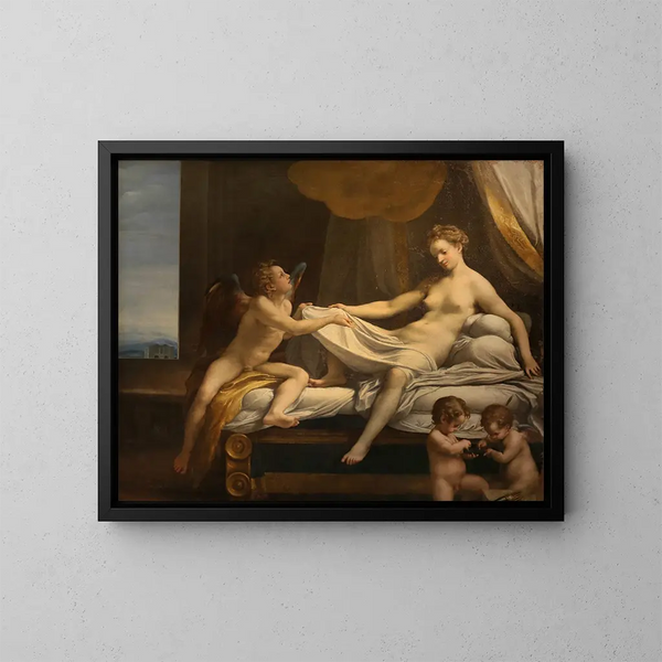 Danaé - Correggio | Cuadro — cuadro enmarcado en la pared