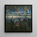 Couple on Horseback - Wassily Kandinsky — framed artwork on a wall