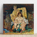 Reproducción del cuadro Pareja humana encorvada (La familia) - Egon Schiele