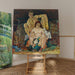 Reproducción del cuadro Pareja humana encorvada (La familia) - Egon Schiele
