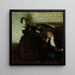 Pareja romántica sentada junto al piano - Dean Cornwell — cuadro enmarcado en la pared
