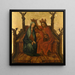 Coronation of Mary - Anonymous — framed artwork on a wall