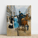 Reproduction of the painting Courses Rue De La Paix - Jean Béraud