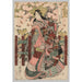 Reproduction of the painting Courtesan - Kitagawa Utamaro