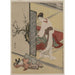 Reproduction of the painting Courtesan and Sleeping Servant - Suzuki Harunobu