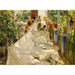 Reproducción del cuadro Cosiendo la vela - Joaquín Sorolla