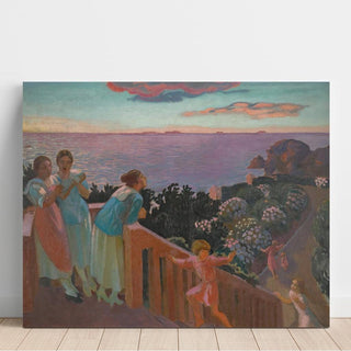 Crépuscule Aux Hortensias - Maurice Denis | Reproduction Tableau Décoration murale affiche copie