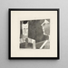 Croquis de retrato: Tía y sobrino - Paul Klee — cuadro enmarcado en la pared