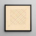 Croquis divers pour dessus de table incrustés avec motif de grille - Winold Reiss — framed artwork on a wall