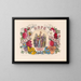 Faith, Hope, Charity - Currier & Ives — framed artwork on a wall