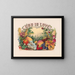 Dios es amor - Currier & Ives — cuadro enmarcado en la pared