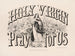 Santa Virgen, ruega por nosotros - Currier & Ives — vista de la obra