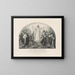 The Great Commandment - Currier & Ives — framed artwork on a wall