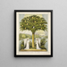 L'Arbre de vie de chaque côté du fleuve était l'arbre de vie qui portait douze sortes de fruits - Currier Ives — framed artwork on a wall