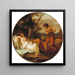 Cymon et Iphigénie - Angelica Kauffmann — framed artwork on a wall