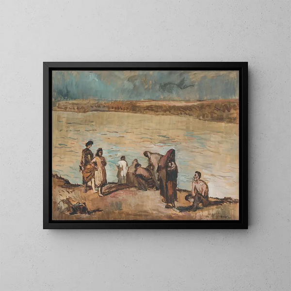 Without domicile - Cyprian Majernik — framed artwork on a wall