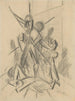 Study of death for the painting The Night of Saint Bartholomew - Cyprian Majernik — artwork view