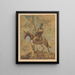 Don Quijote - Cyprian Majernik — cuadro enmarcado en la pared