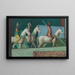 Caballos - Cyprian Majernik — cuadro enmarcado en la pared