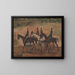 Patrulla a Caballo - Cyprian Majernik — cuadro enmarcado en la pared