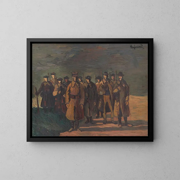 Reloj - Cyprian Majernik — cuadro enmarcado en la pared