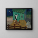 Patio - Cyprian Majernik — cuadro enmarcado en la pared