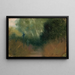 Cemetery at Dusk - Czesław Peczyński — framed artwork on a wall