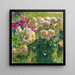 Dahlias - Carl Moll — cuadro enmarcado en la pared
