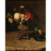 Reproducción del cuadro Dahlias y Capuchinas en el urna de plata - Jacques-Émile Blanche