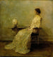 Dama en blanco n° 2 - Thomas Wilmer Dewing — vista de la obra