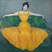 Dama en amarillo - Max Kurzweil — vista de la obra