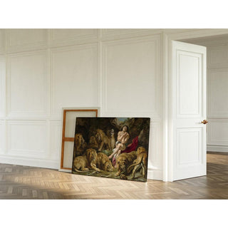 Daniel dans la fosse aux lions - Peter Paul Rubens | Reproduction Tableau Décoration murale affiche copie