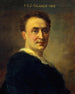 Retrato de Eugène Silvain 1851-1930, socio de la Comédie-Française - Daniel Brard — vista de la obra