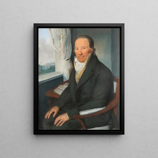Daniel Caffe - Portrait Of A Sitting Man Near A Window.webp
