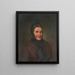 retrato de Magdalena Kleier y Frderer - Daniel Cornelius Gesell — cuadro enmarcado en la pared