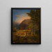 Vista del castillo de Neu-Eberstein cerca de Gernsbach en el valle de la Murg - Daniel Fohr — cuadro enmarcado en la pared
