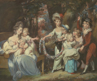 Daniel Gardner - Mrs Justinian Casamajor and Eight of her Children.webp