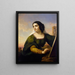 Italia - Daniel Huntington — cuadro enmarcado en la pared