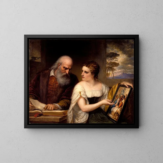 Daniel Huntington - Philosophy and Christian Art.webp