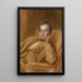 Washington Irving - Daniel Huntington — framed artwork on a wall