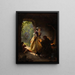 Fortune-teller Gypsy - Daniel Maclise — framed artwork on a wall