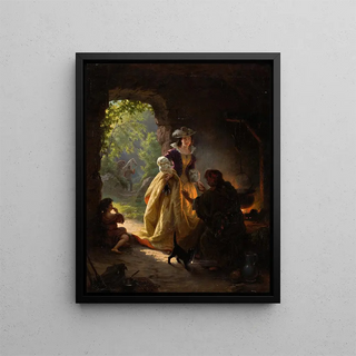 Daniel Maclise - Gypsy Fortune Teller.webp