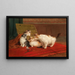 Cats - Daniel Merlin — framed artwork on a wall