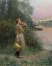 Niña con una jarra de agua - Daniel Ridgway Knight — vista de la obra