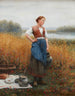 Pausa del mediodía - Daniel Ridgway Knight — vista de la obra