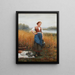 Pausa del mediodía - Daniel Ridgway Knight — cuadro enmarcado en la pared