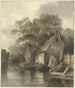 Casas junto a un canal - Daniël Kerkhoff — vista de la obra