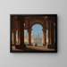 Architectural study of the palace entrance - Daniël de Blieck — framed artwork on a wall