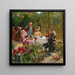 En la casa de verano - Aleksander Gierymski — cuadro enmarcado en la pared