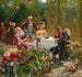 En la casa de verano - Aleksander Gierymski — vista de la obra